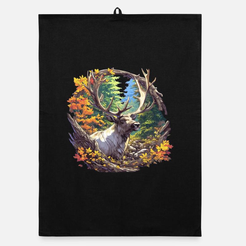 Reindeer Reindeer Organic dish towel