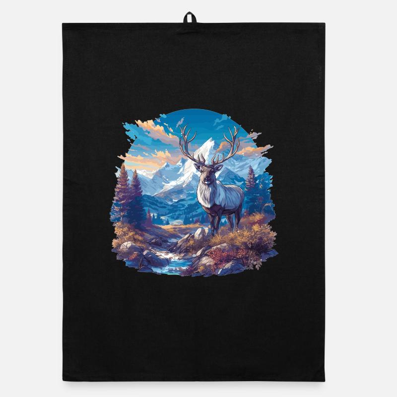 Reindeer Reindeer Organic dish towel