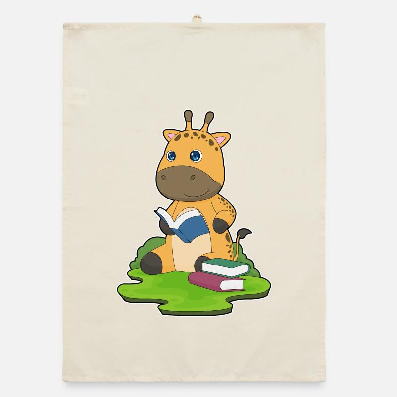 Giraffe Book Organic dish towel
