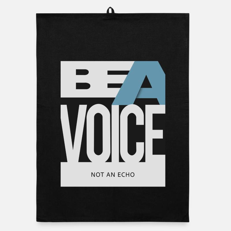 Be a Voice – Not an Echo Organic Geschirrtuch