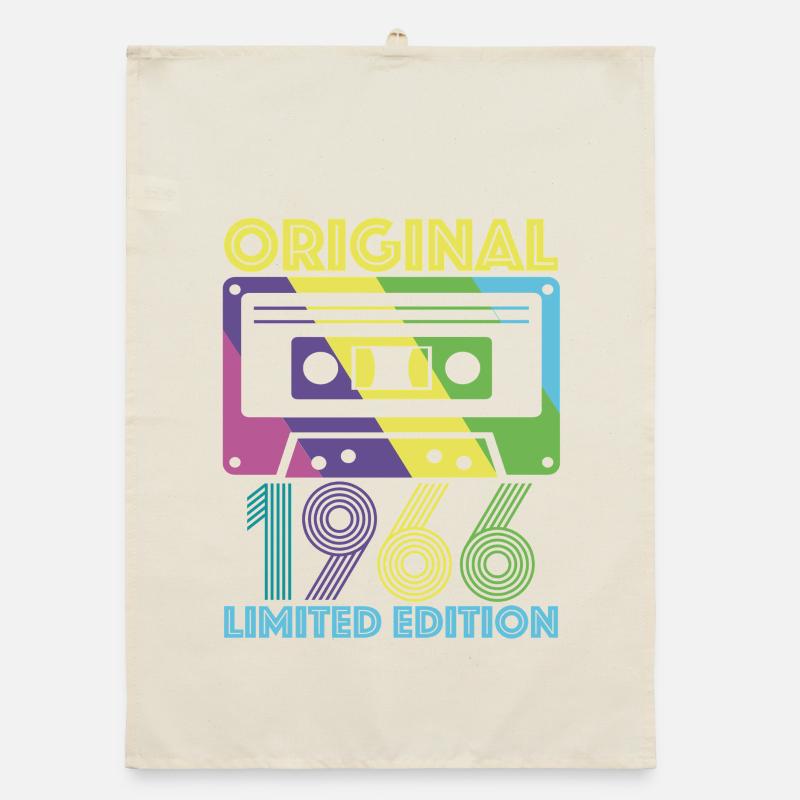 Original 1966 Cassette 60e Anniversaire 60 ans Tee Torchon bio
