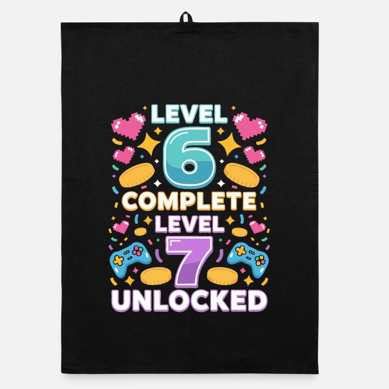 Level 6 Komplett Level 7 Freigeschaltet Organic Geschirrtuch