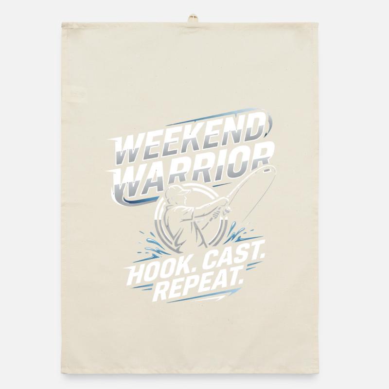 Répétition du pêcheur du Weekend Warrior Hook Cast Torchon bio