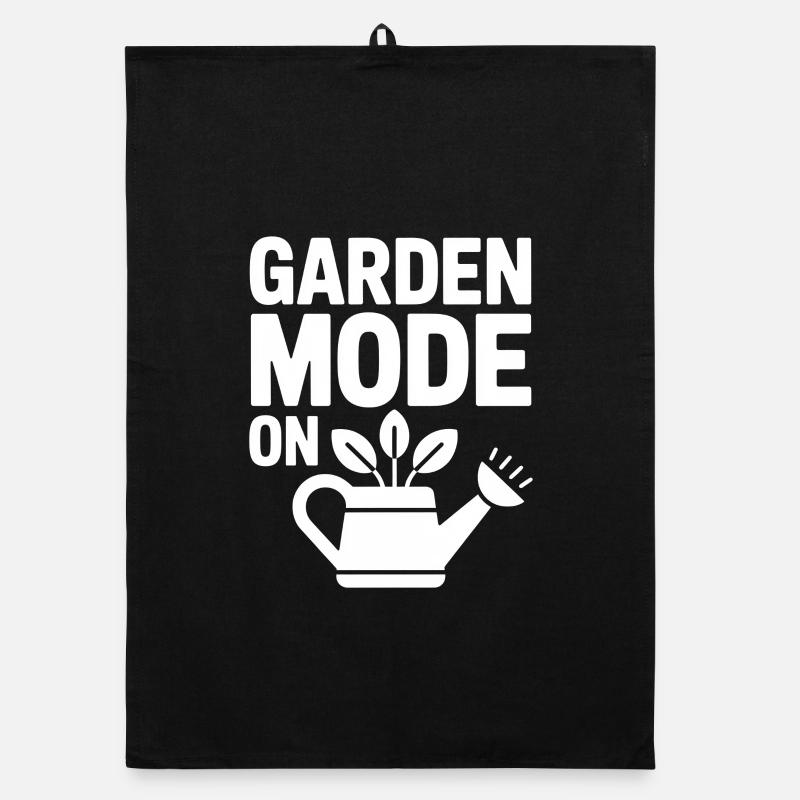 Mode jardin sur Gartenmodus An Gärtner Torchon bio