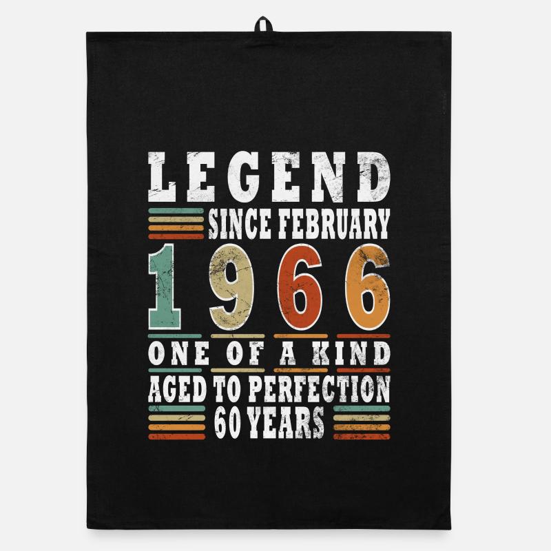 Février 1966 Jubilé 1966 Légendes Février Torchon bio