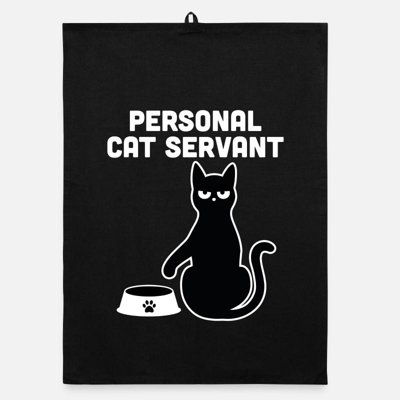 Serviteur Chat Personnel Torchon bio