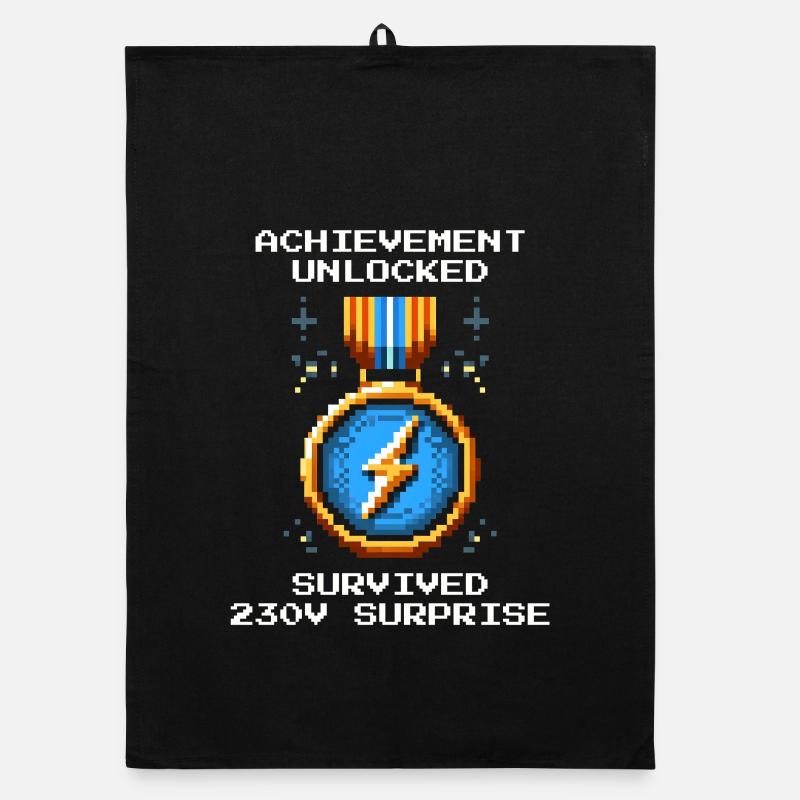 230V survived | Electrician Electrical Engineering Organic dish towel