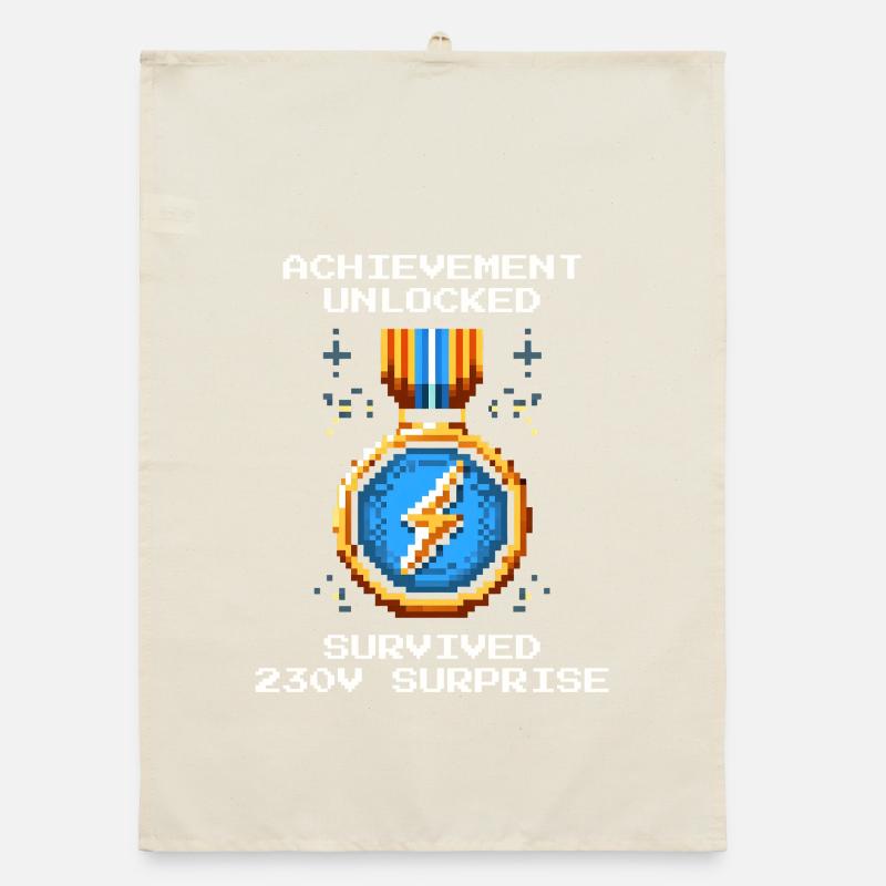 230V survived | Electrician Electrical Engineering Organic dish towel