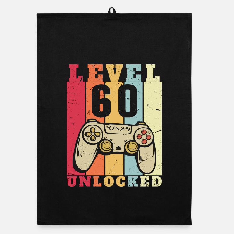 Level 60 Complete 60 Year Anniversary Organic dish towel