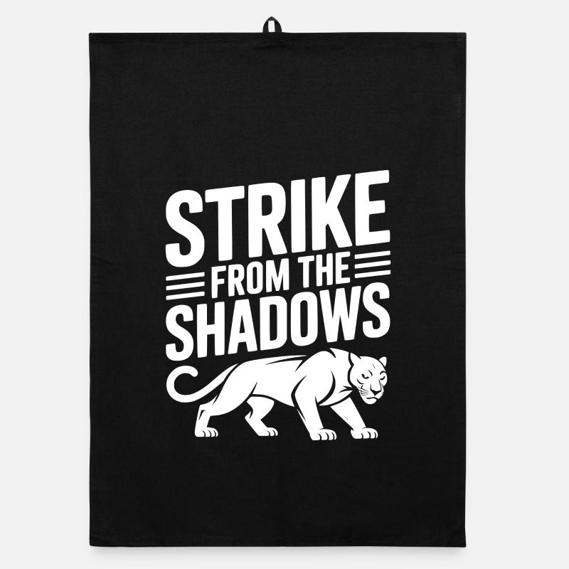 Strike from the Shadows Organic dish towel
