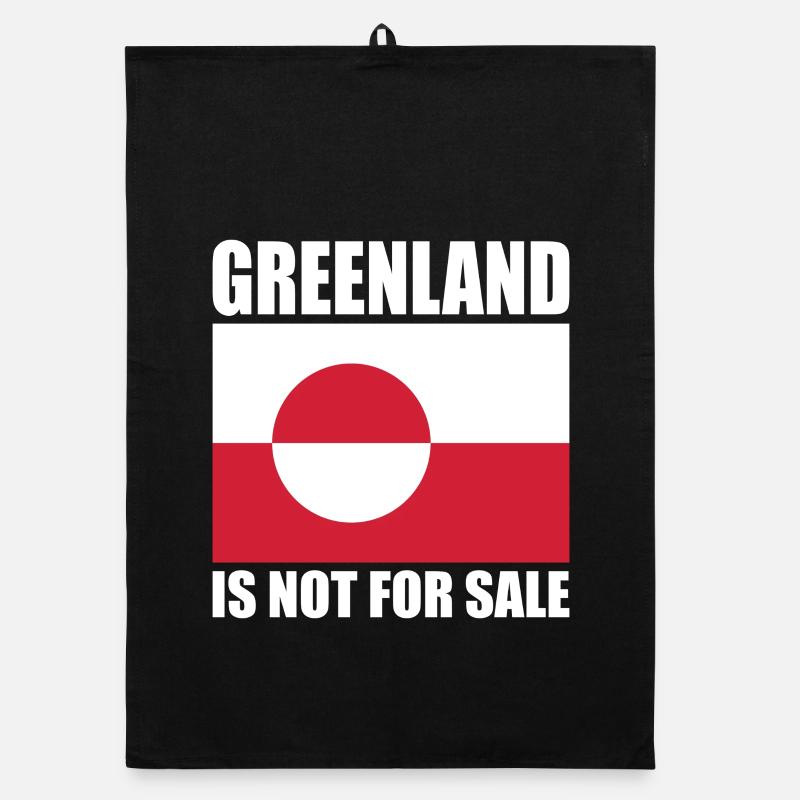 Le Groenland n’est pas à vendre Torchon bio