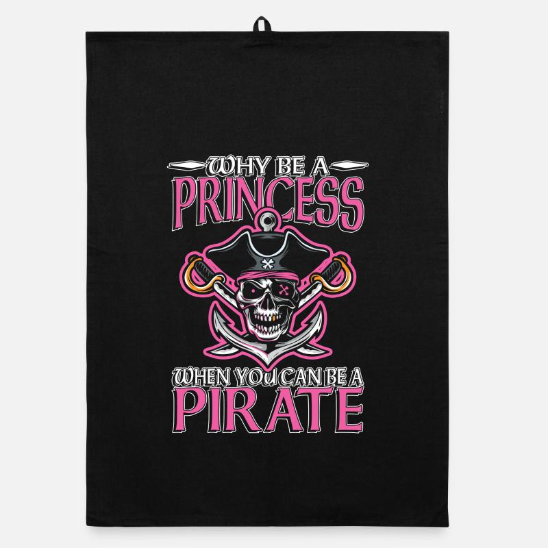 Édition Crâne de la Princesse Pirate Torchon bio