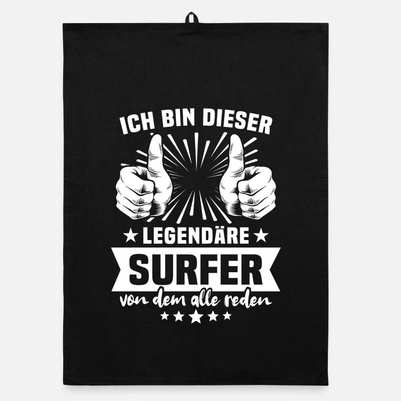 Surfer Legende Organic Geschirrtuch