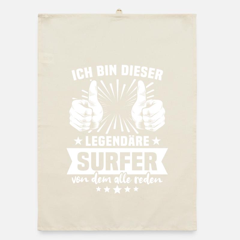 Légende du surfeur Torchon bio