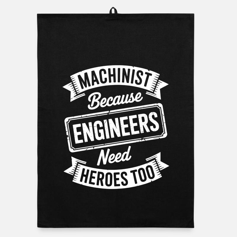 Machinist Sprüche Beruf Lustige Machinist Geschenk Organic Geschirrtuch