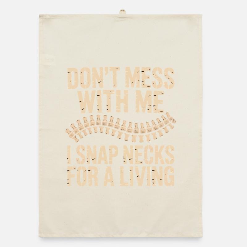 Ne me cherche pas à cou zippé Torchon bio