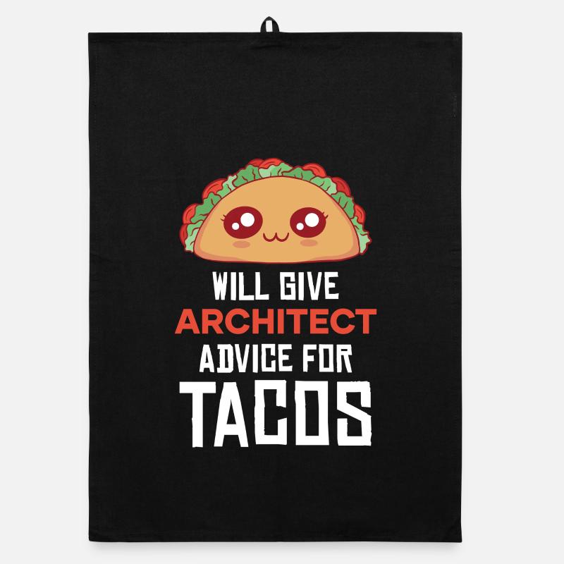 Taco Architect Advice Saying Organic dish towel