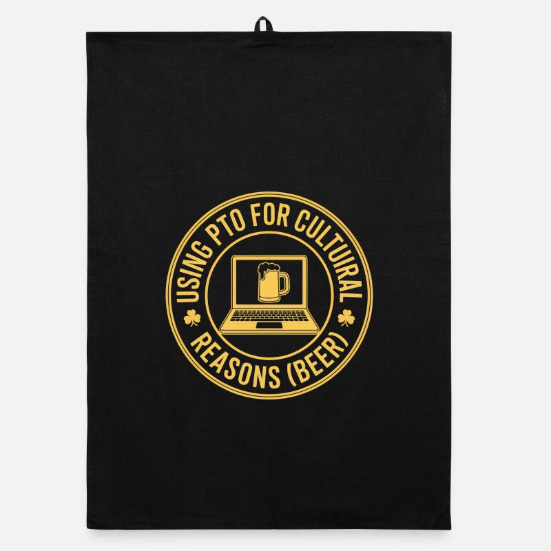 St Patricks Day Organic Geschirrtuch