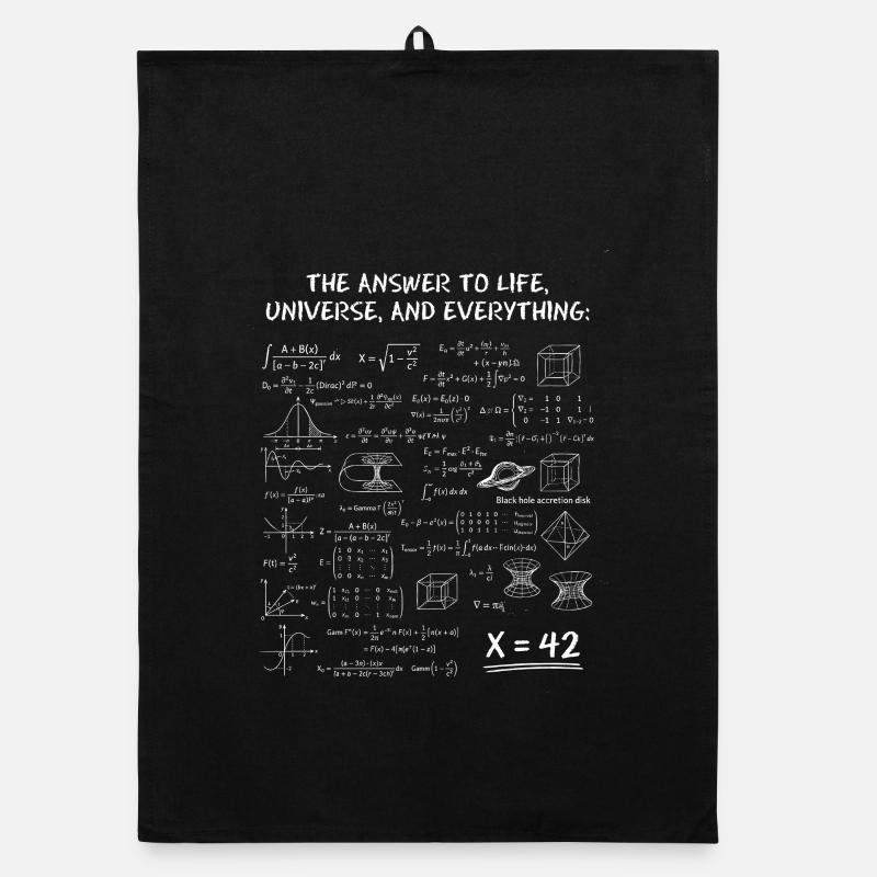 La réponse à tout – Design de nerds scientifiques Torchon bio