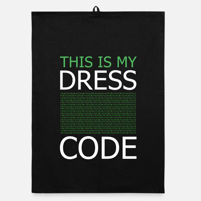 This is my Dress Code – Code Green Organic dish towel