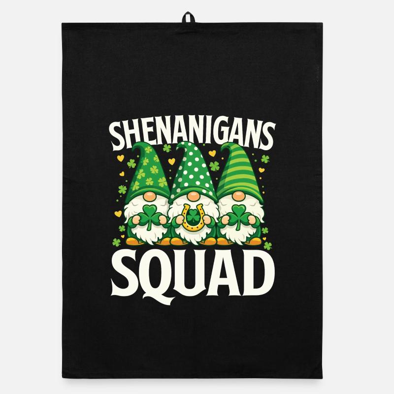 Shenanigans Squad St Patrick’s Irish Organic dish towel