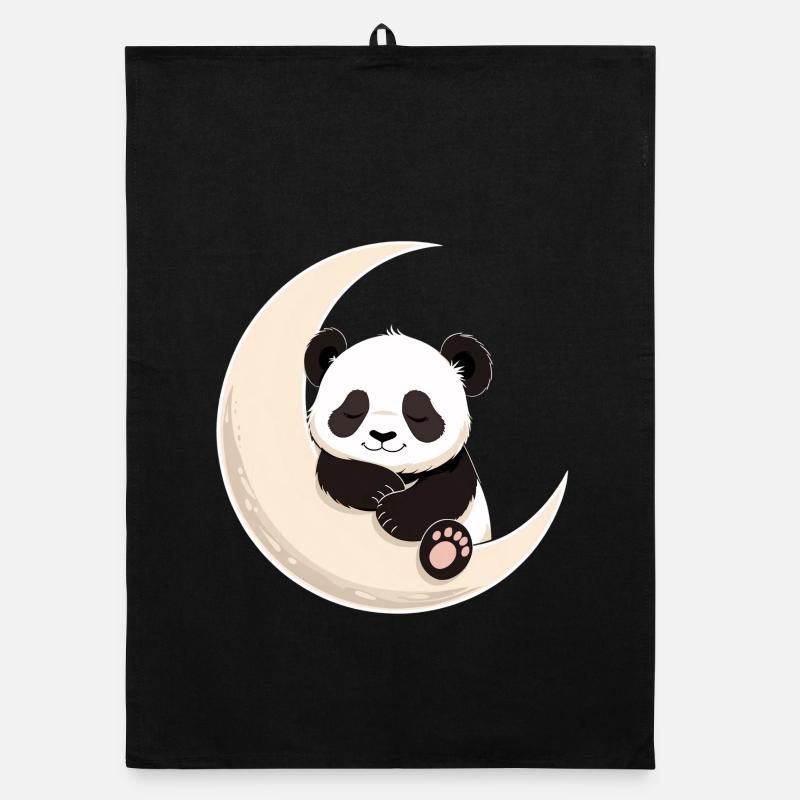 Panda Mondkuscheln Organic Geschirrtuch