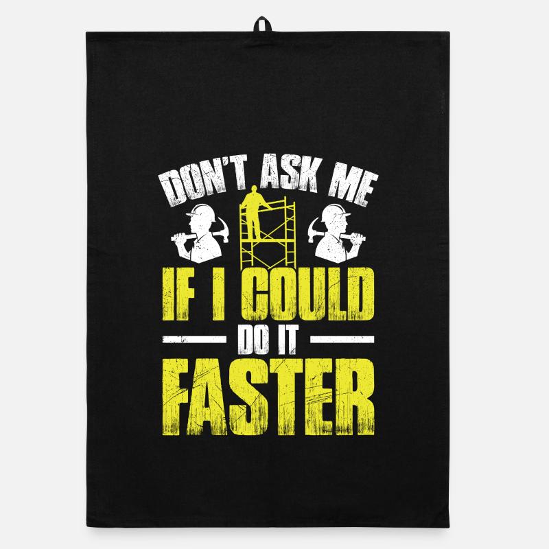  Scaffolder Trade Worker Construction Scaffolding Organic dish towel