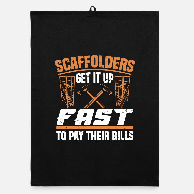  Scaffold Installer Set Platform Construction Organic dish towel