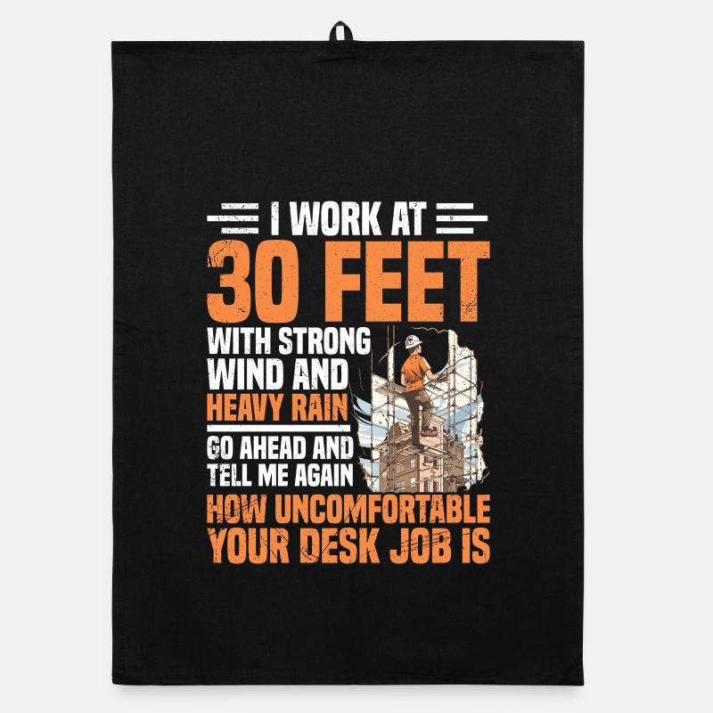 Scaffolding Worker Construction Team Scaffolder Organic dish towel