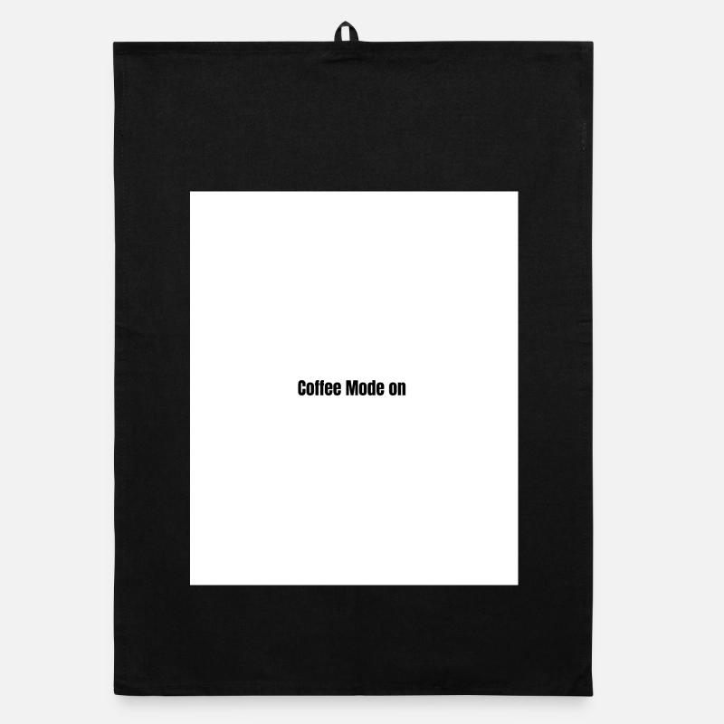 Coffee Mode On Organic dish towel