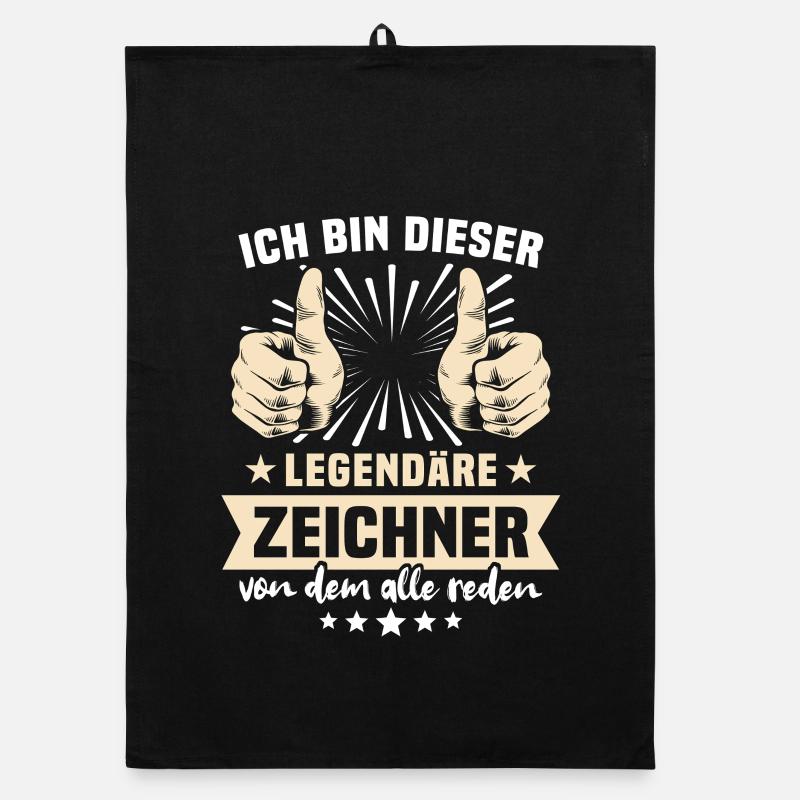 Illustrator Sayings Organic dish towel