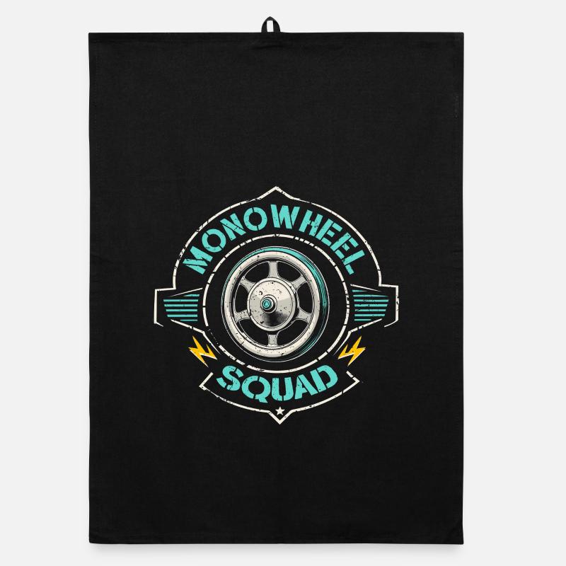 Monowheel Squad Monocyclist Organic Geschirrtuch