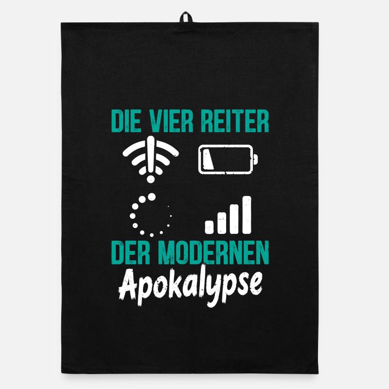 Nerd DIE VIER MODERNEN REITER DER APOKALYPSE Organic Geschirrtuch