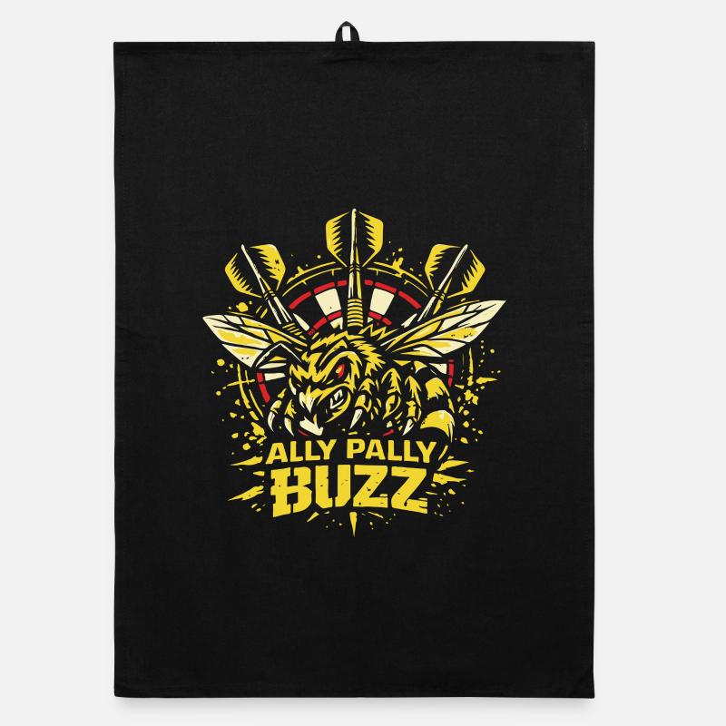 Ally Pally Buzz | Dart Biene  Organic Geschirrtuch