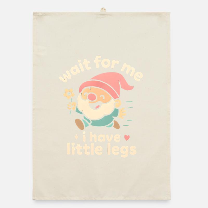 Dwarf Gnome Saying Humor Meme Funny Funny Organic dish towel
