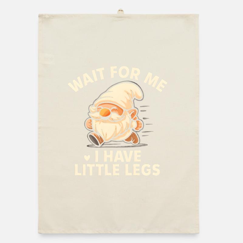 Dwarf Gnome Saying Humor Meme Funny Funny Organic dish towel