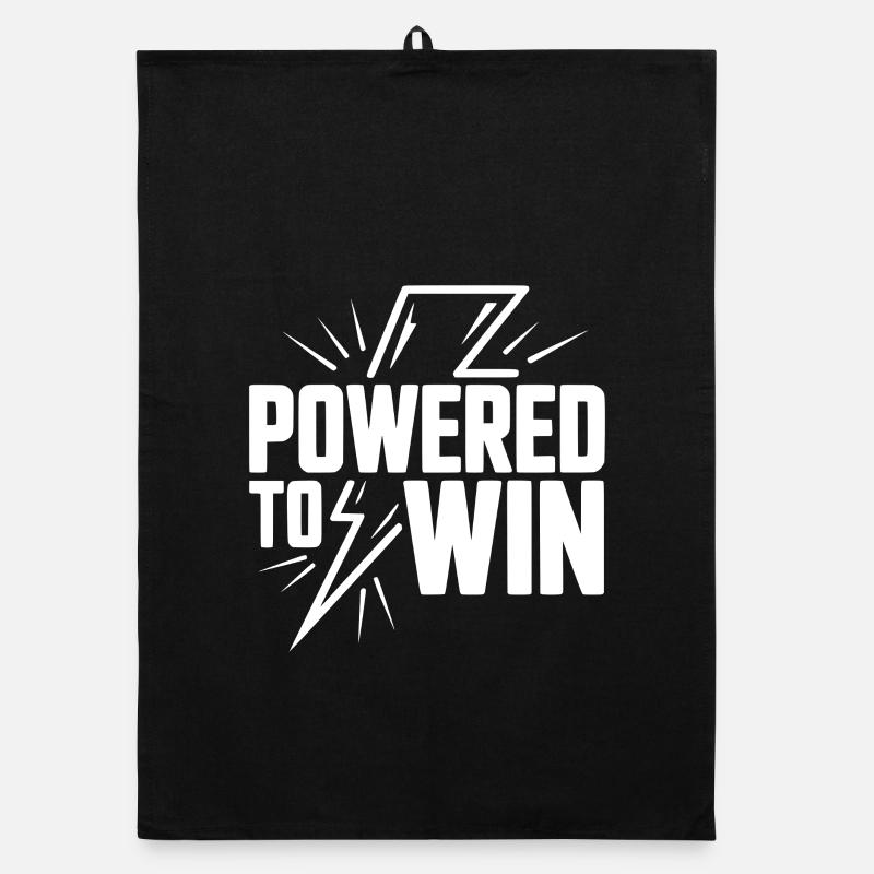Powered to Win Organic Geschirrtuch