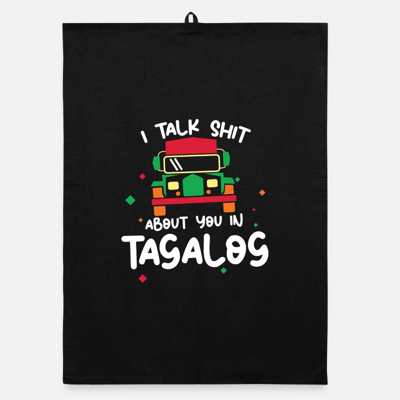Je parle mal de toi en tagalog Torchon bio