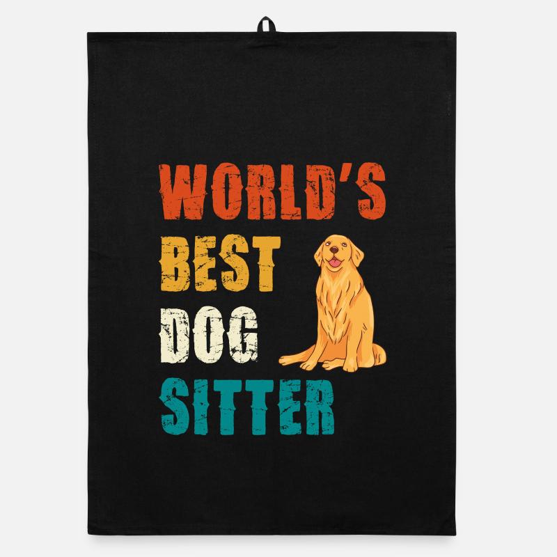 Weltbester Hundesitter Organic Geschirrtuch