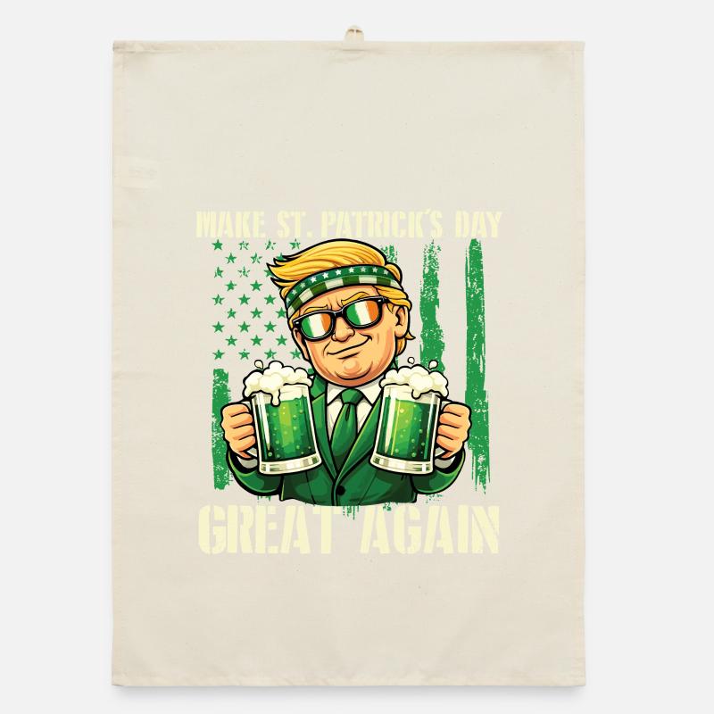 Make St Patrick’s Day Great Again - St. Paddys Organic dish towel