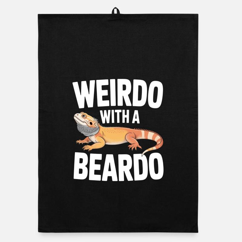 Beardo Weirdo Dragon Tee Torchon bio