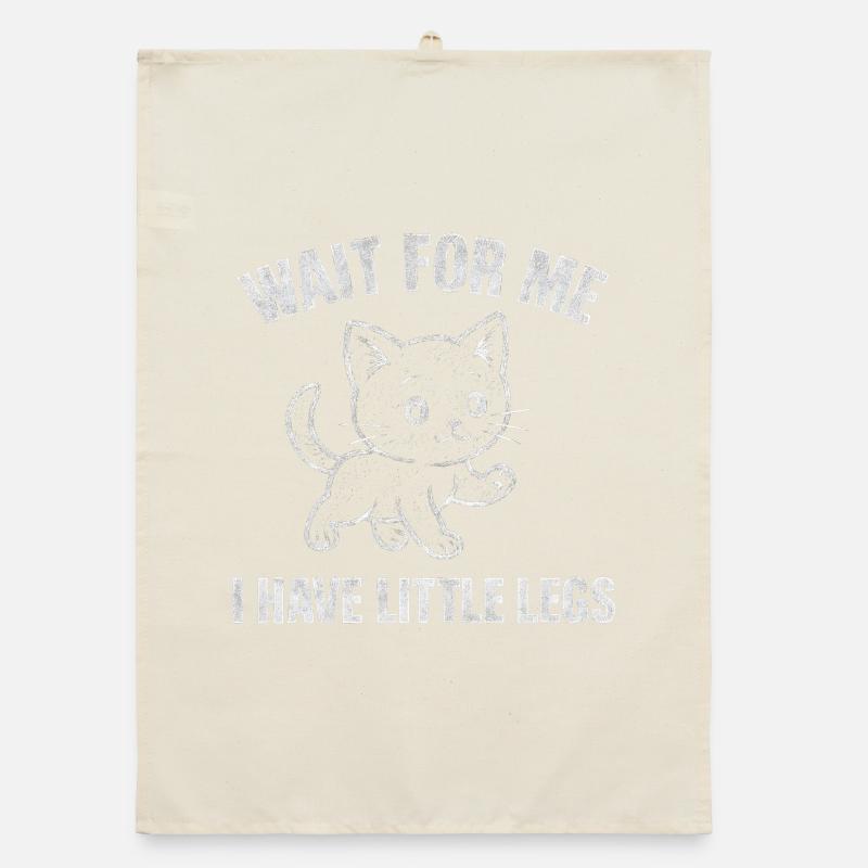 Cat Saying Humor Meme Funny Funny Gift Idea Organic dish towel
