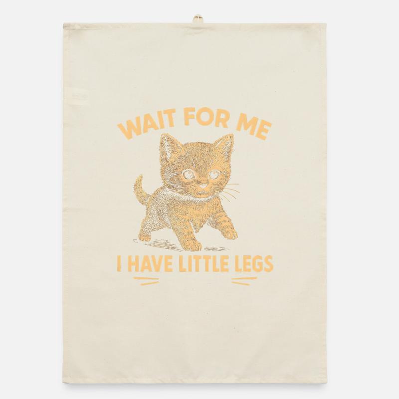 Cat Saying Humor Meme Funny Funny Gift Idea Organic dish towel