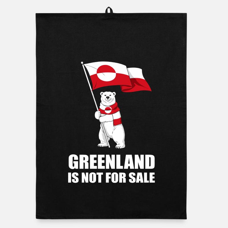 Greenland Non à la Vente Ours Torchon bio