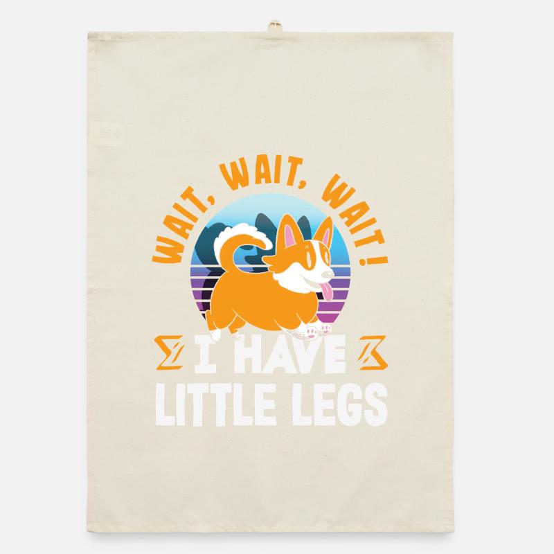 Wait for me, I've got little legs Organic dish towel