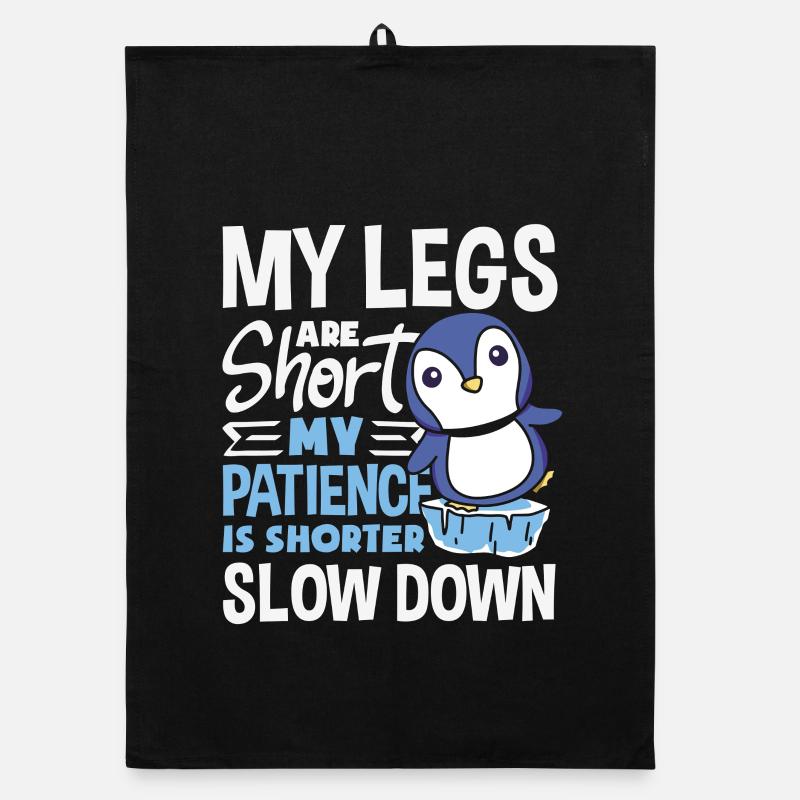 Attends-moi, j’ai de petites jambes Torchon bio
