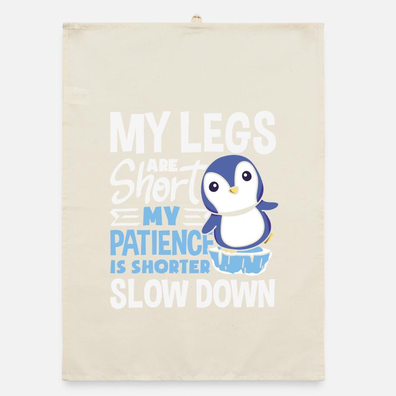 Wait for me, I've got little legs Organic dish towel