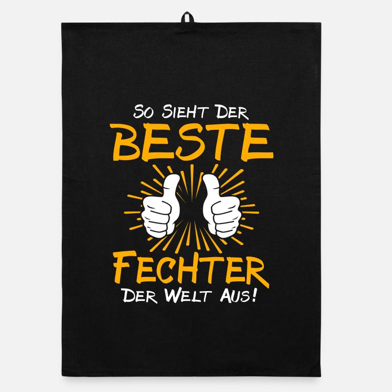 Idée de cadeau d’escrime Torchon bio