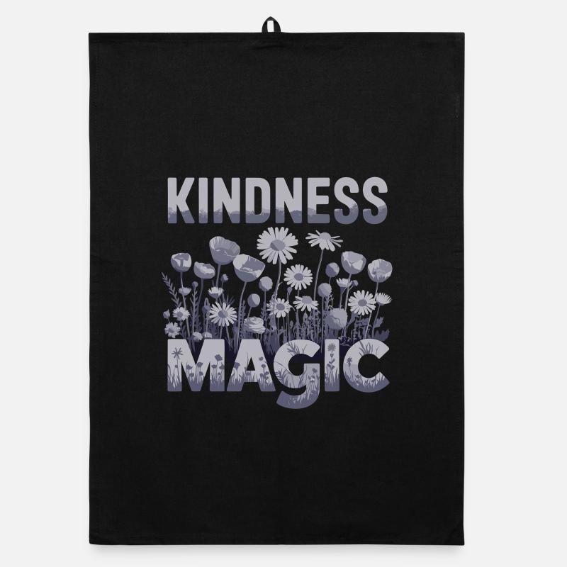  Kindness Magic Blumenwiese Freundlichkeit Organic Geschirrtuch