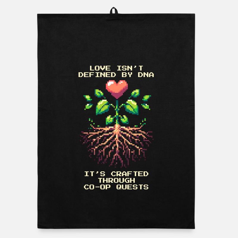 L’amour est plus que l’ADN | Famille Patchwork Torchon bio